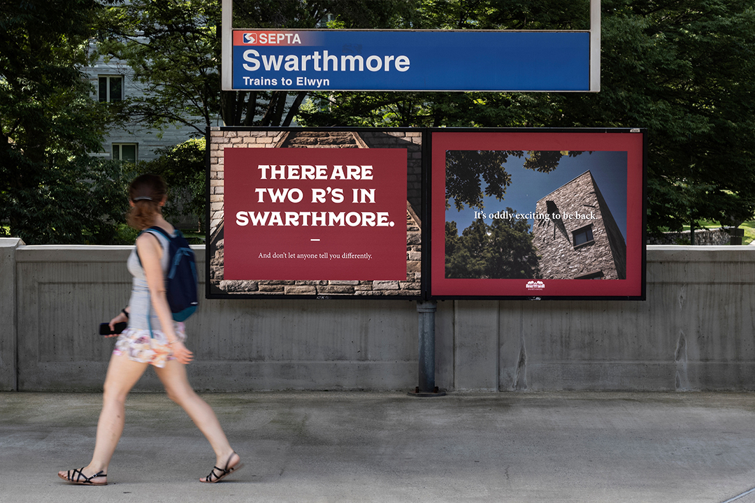 A social media image that reads "There are two R's in Swarthmore. - And don't let anyone tell you different."